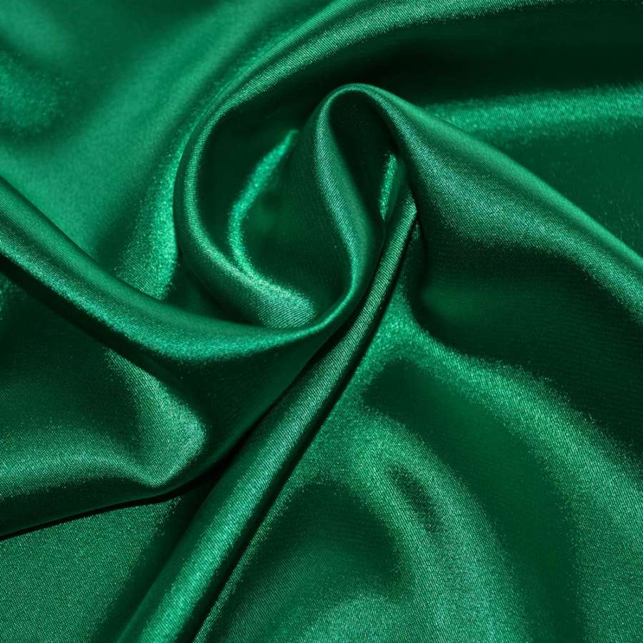 Атлас стрейч шамус зелений щл.130 г/м ш.150