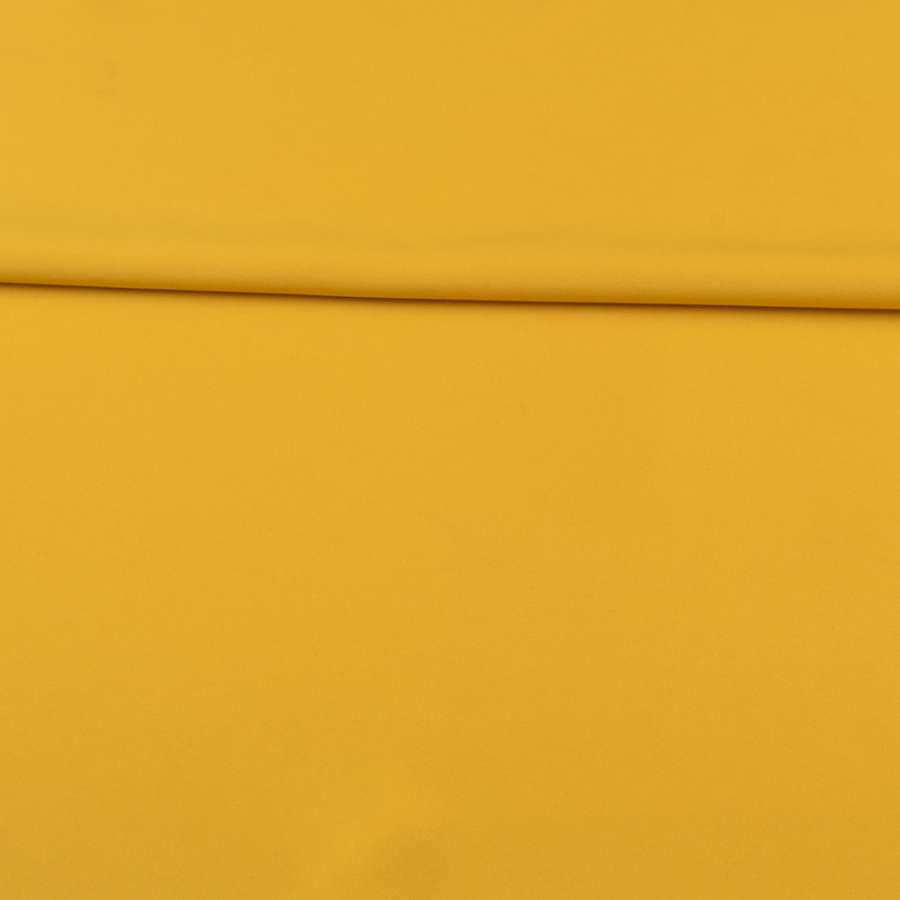Креп костюмний бістрейч гірчично-жовтий ш.150