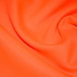 Твил костюмный оранжевый неон, ш.150