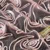 Гипюр-паутинка розовая с настроченной тесьмой ш.140