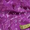 Гипюр стрейч фиолетовый с цветами ш.150