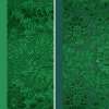 Кружевное полотно стрейч зеленое веточка с цветами ш.156