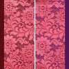 Мереживне полотно стрейч яскраво рожеве гілочка з квітами ш.150