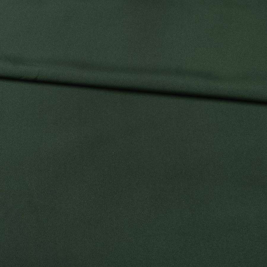 Креп стрейч костюмний оливково-зелений темний, ш.160