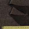 Шерсть дублированная коричнево-бежевая с черной вышивкой, ш.143