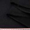 Ткань костюмная с вискозой в полоску узкую черная, ш.150