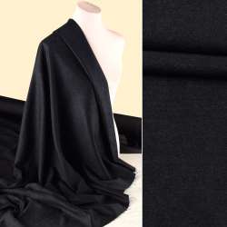 Шенилл костюмный черный ш.145