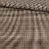 Шотландка бежево-коричнева гусяча лапка, ш.145