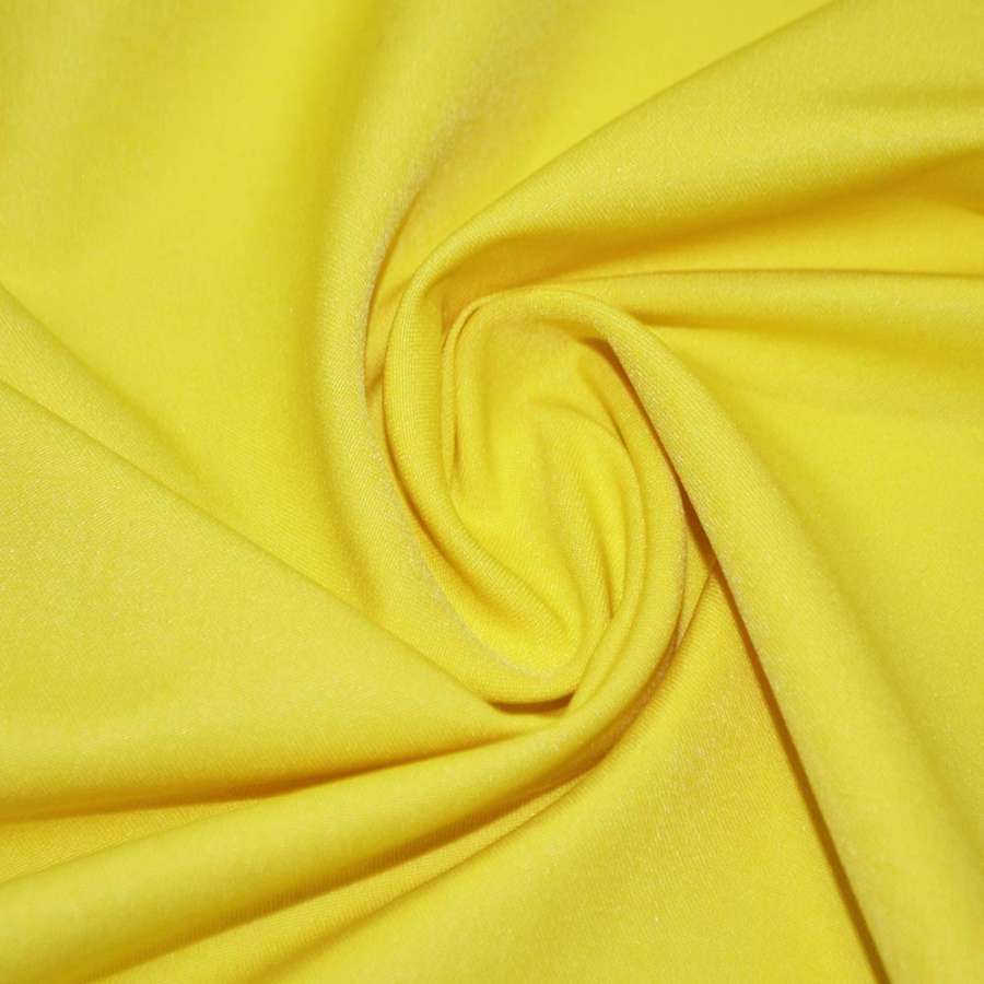 Котон стрейч костюмний жовтий ш.150