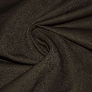 Коттон стрейч костюмный коричневый темный ш.150