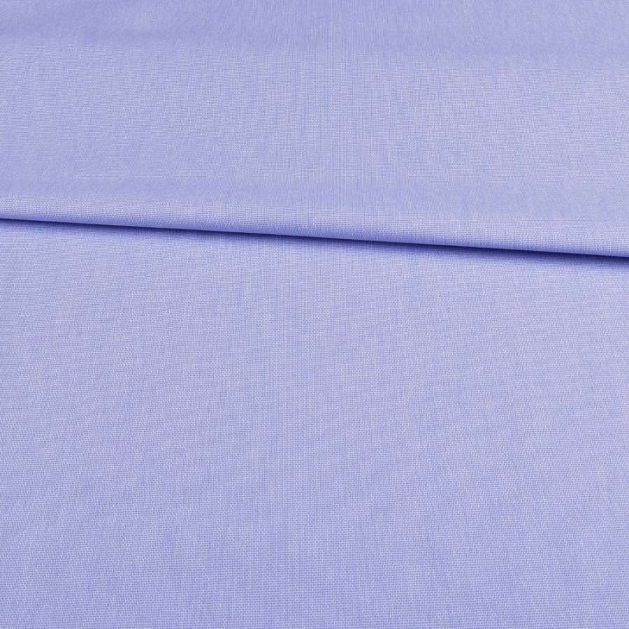 Коттон меланж стрейч голубой полотняный, ш.150