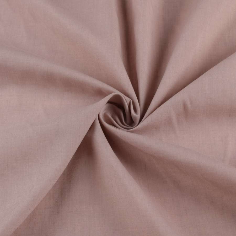 Поликоттон рубашечный розово-серый ш.150