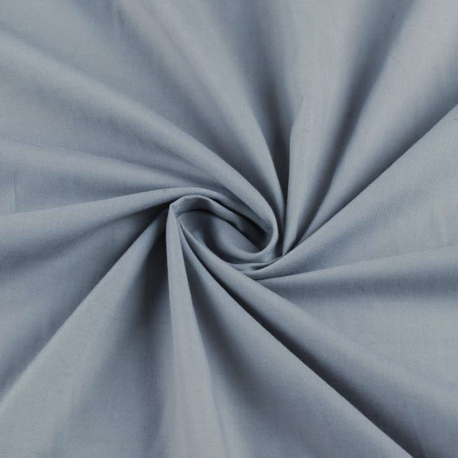 Поликоттон рубашечный серо-голубой ш.150