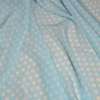 Купра Діллон блакитна в білий горох ш.150