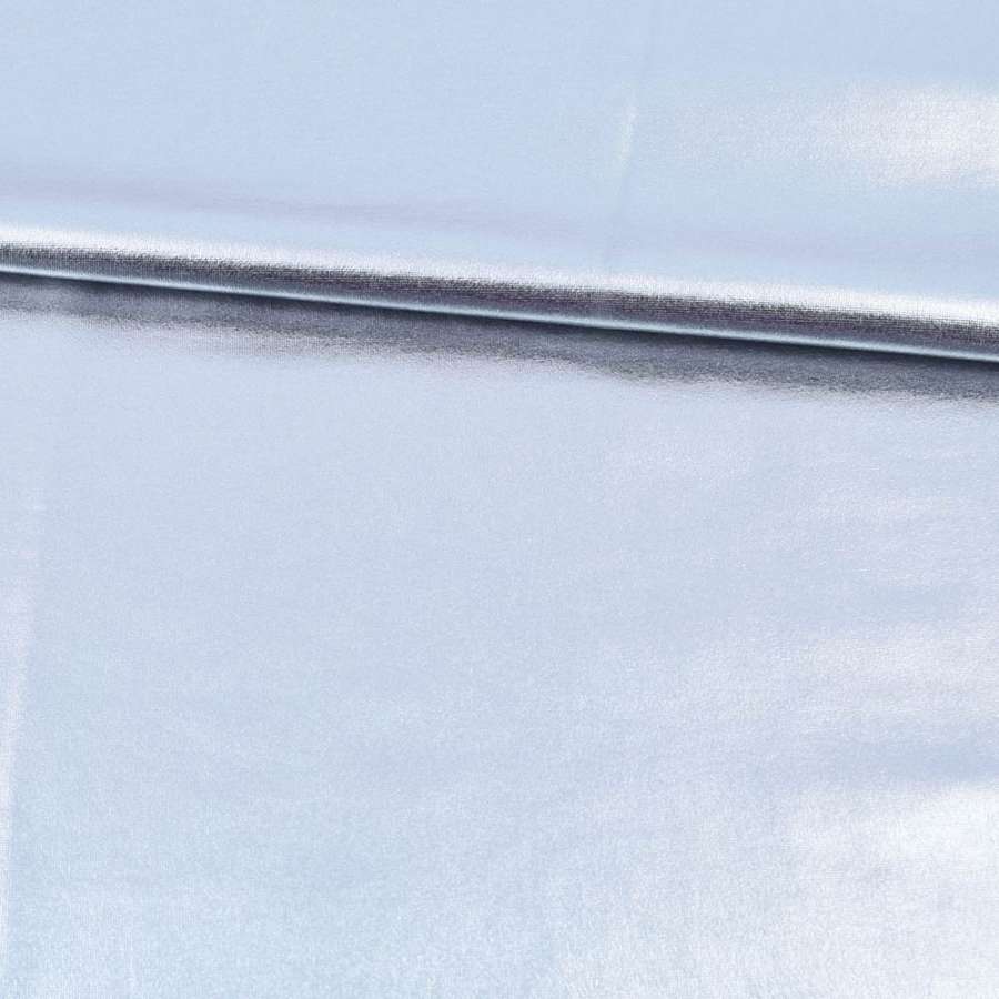 Лайкра металик серебристая ш.150