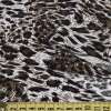 Мікролайкра біла з болотно-чорним принтом леопарда ш.170