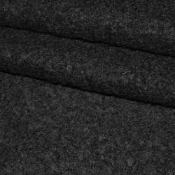 Лоден букле велике пальтовий чорний, ш.150