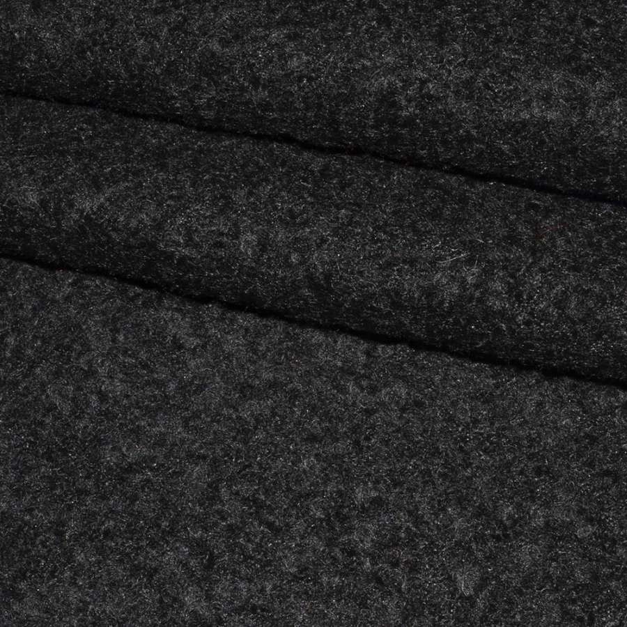 Лоден букле велике пальтовий чорний, ш.150