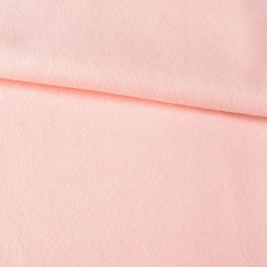 Лоден мохер пальтовый розово-персиковый, ш.155