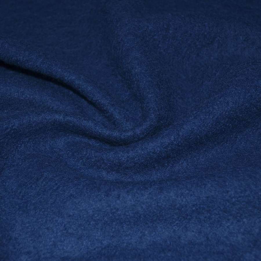 Лоден букле дрібне пальтово-костюмний синій, ш.153