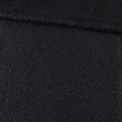 Лоден букле велике пальтовий з ворсом стрижені чорний, ш.150