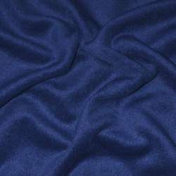 Пальтова тканина з ворсом синя, ш.150