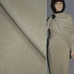 Пальтова тканина з ворсом пісочна, ш.150