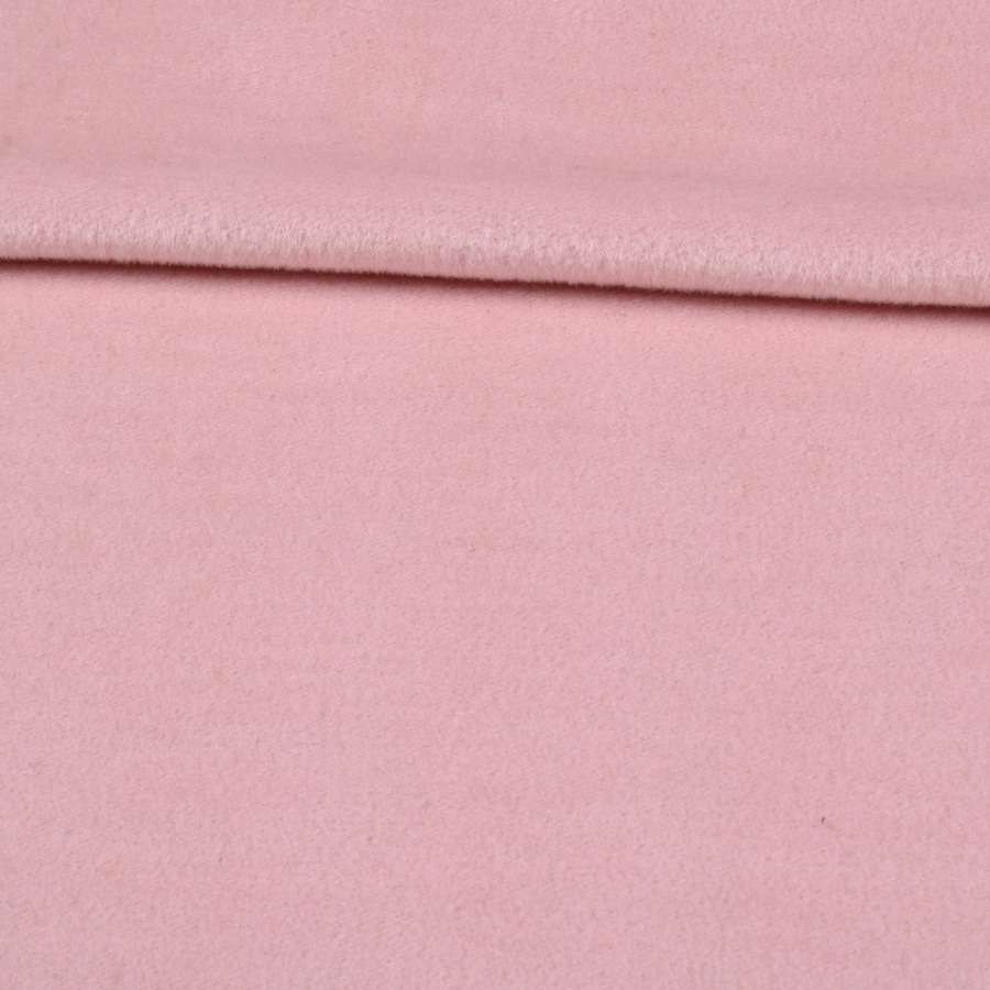 Пальтова тканина з ворсом рожева світла ш.150