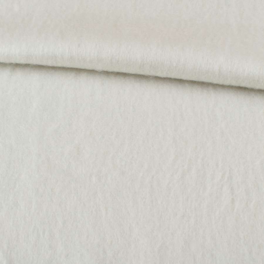 Пальтова тканина з ворсом молочна, ш.155