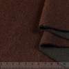 Пальтовый трикотаж двухслойный коричневый темный,ш.150