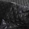Ткань плащевая стеганая ромбы 3х3 см черная, ш.150