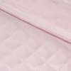 Ткань подкладочная стеганая бледно-розовая "квадрат" ш.150