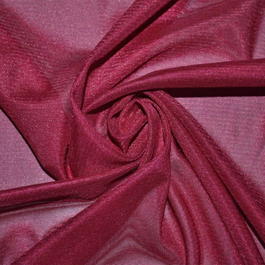 Тканина підкладкова трикотажна вишнева ш.156