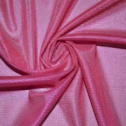 Тканина підкладкова трикотажна рожева насичена ш.150