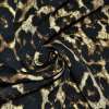 Поплін Діллон коричневий темний принт леопард ш.145
