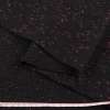 Рогожка букле пальтово-костюмна з шерстю вкраплення вишневі, чорна, ш.151
