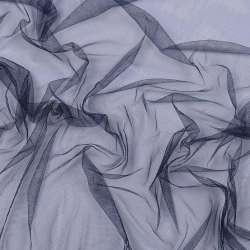 Сетка мягкая тонкая синяя темная (оттенок), ш.160