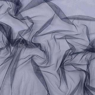 Сетка мягкая тонкая синяя темная (оттенок), ш.160