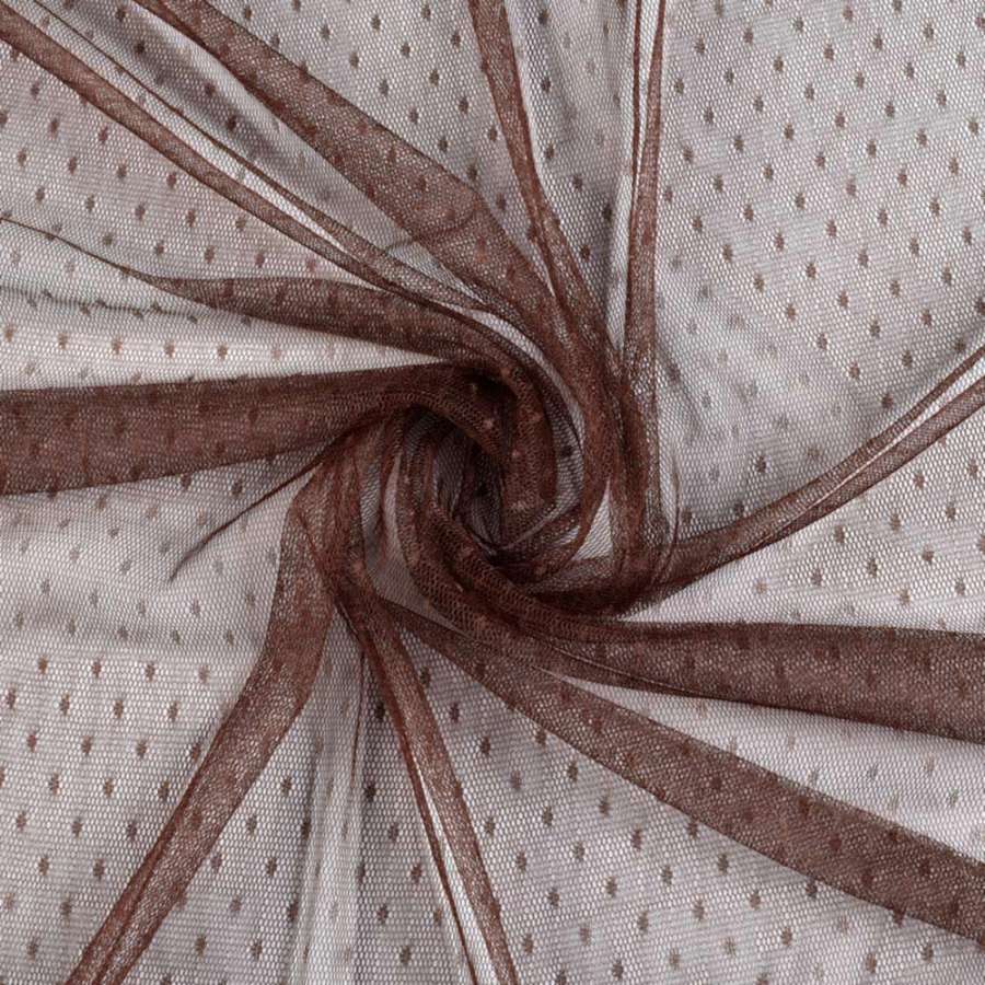 Сетка мушка мелкая коричневая темная, ш.150