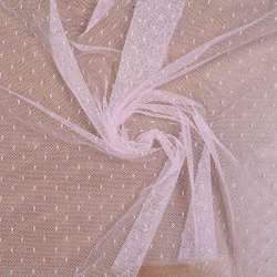 Сетка мушка мелкая молочно-розовая, ш.160