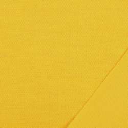 Трикотаж костюмний двосторонній жовтий, ш.150