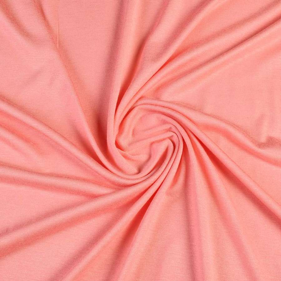 Трикотаж віскозний стрейч сіро-рожевий ш.170