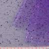 Фатин жорсткий з блискітками фіолетовий яскравий ш.160