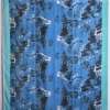 Марлевка синяя с бирюзовыми полосами Paris ш.180