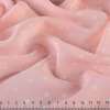 Креп-шифон розовый в белый горох ш.150
