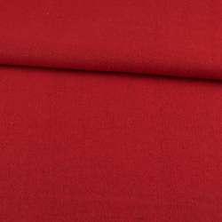 Рогожка пальтова з шерстю червона, ш.155