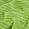 Велюр бавовняний "Nicki Streifen" салатовий в темні смуги (5мм) ш.152