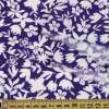 Вискоза фиолетовая в белые цветы, ш.140