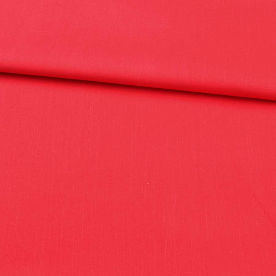 Джинс стрейч червоний світлий з незакріпленою фарбою під варку, ш.145