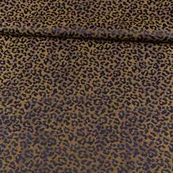 Жаккард костюмный GERRY WEBER, леопардовый узор на золотисто-бежевом фоне ш.141